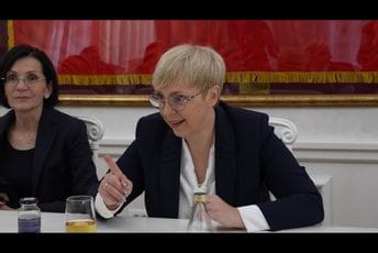 Predsjednik Skupštine sa predsjednicom Republike Slovenije