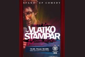 Stand up show Vlatka Štampara sjutra u Tivtu