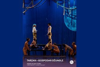 "Tarzan – gospodar džungle” sjutra pred podgoričkim mališanima
