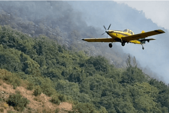 Podgorica: Ugašen požar na lokalitetu Grbavci – Bolje sestre, u akciji je učestvovao i Air Tractor
