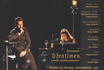 Antikabare „Džentlmen” u srijedu u podgoričkom KIC-u Antikabare „Džentlmen” u srijedu u podgoričkom KIC-u