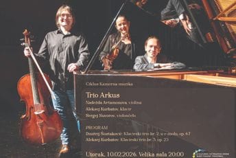 Klavirski trio ARKUS pred podgoričkom publikom